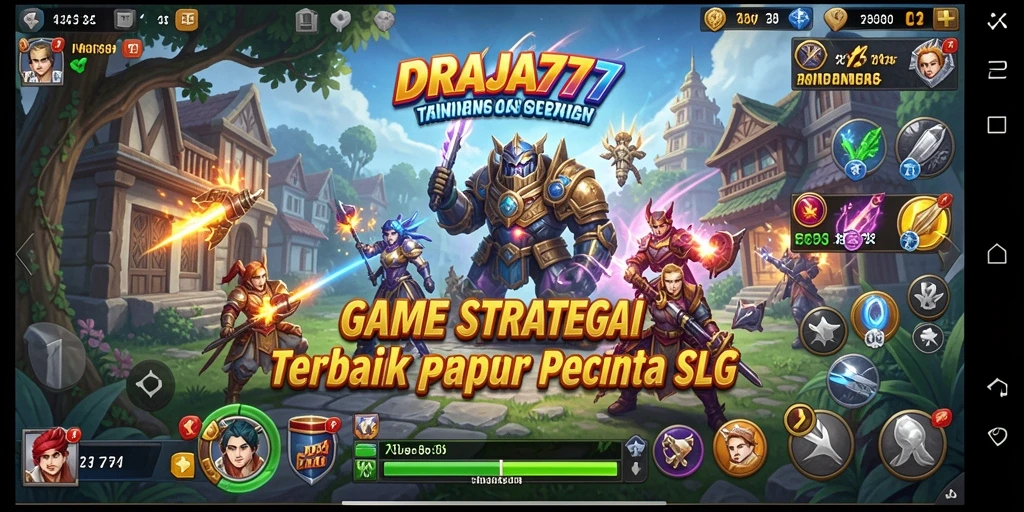 Tampilan gameplay DRAJA777 dengan strategi yang mendebarkan.