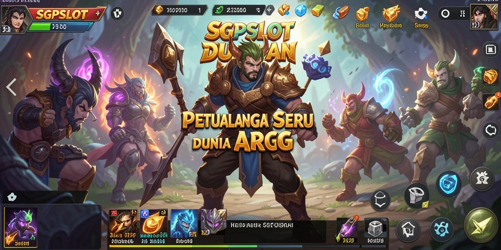 Tampilan seru gameplay ARPG dengan pertarungan epik di SGPSLOT.
